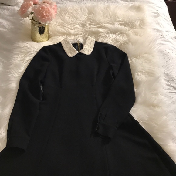 Kate spade sequin collar crepe dreSs - Picture 5 of 12